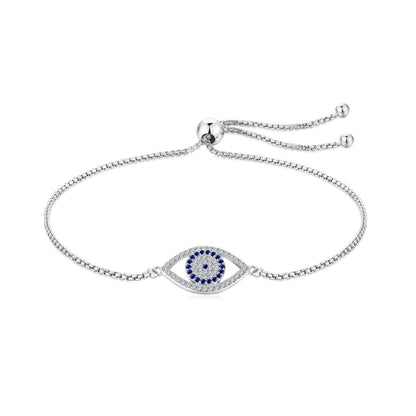 [Polaidi Jewelry]Dazzling Eye Shape Necklace