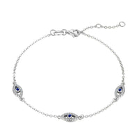 [Perlaura Jewelry ]Evil Eye Shape Pendent Necklace
