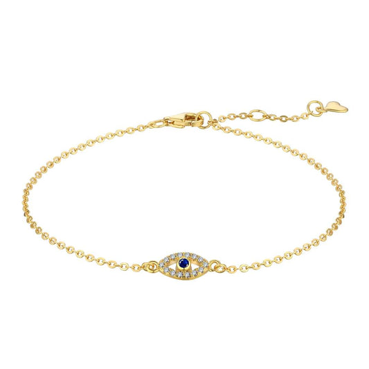 [Polaidi Jewelry]Evil Eye Shape Necklace