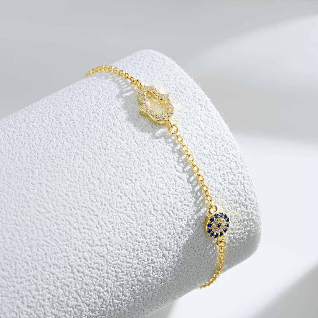 [Polaidi Jewelry]Gost Shape & Round Shape Necklace