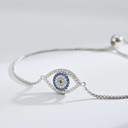 [Polaidi Jewelry]Dazzling Eye Shape Necklace