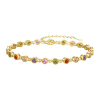 [Perlaura Jewelry ]Sparkling Exquisite Round Cut Party Bracelet