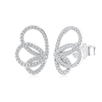 [Perlaura Jewelry ]Exquisite Butterfly Shape Earrings