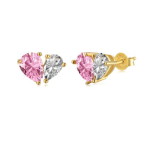 [Perlaura Jewelry ]Dazzling Elegant Heart Cut Lover Earrings