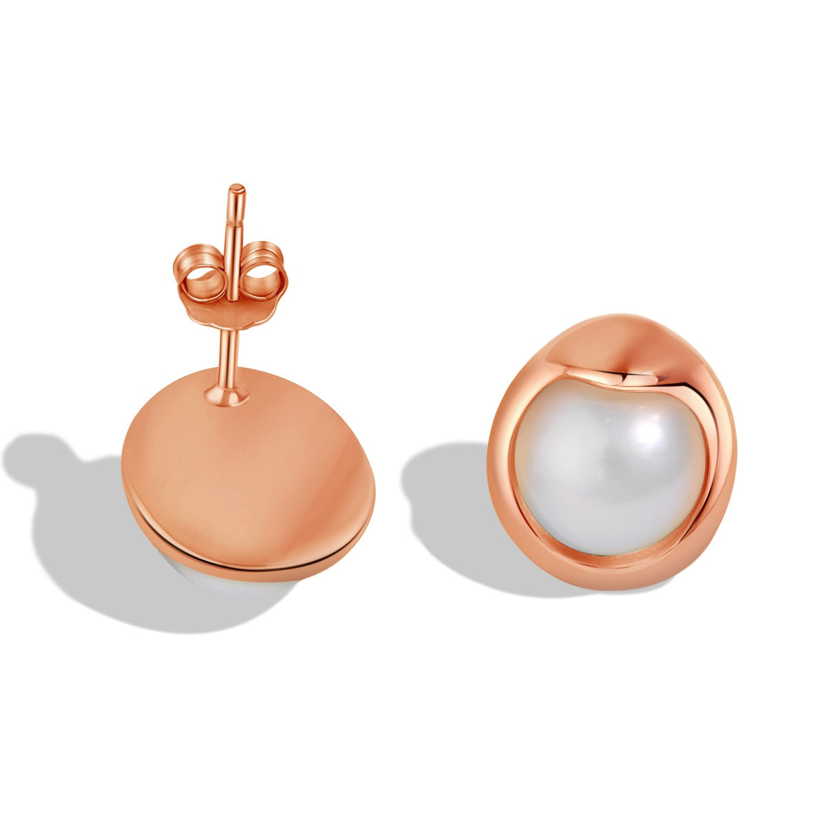 [Polaidi Jewelry]Dainty Bread Pearl Earrings