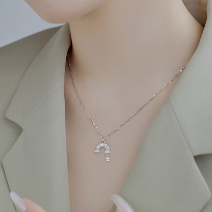 [Polaidi Jewelry]Unique Rainbow Star Necklace