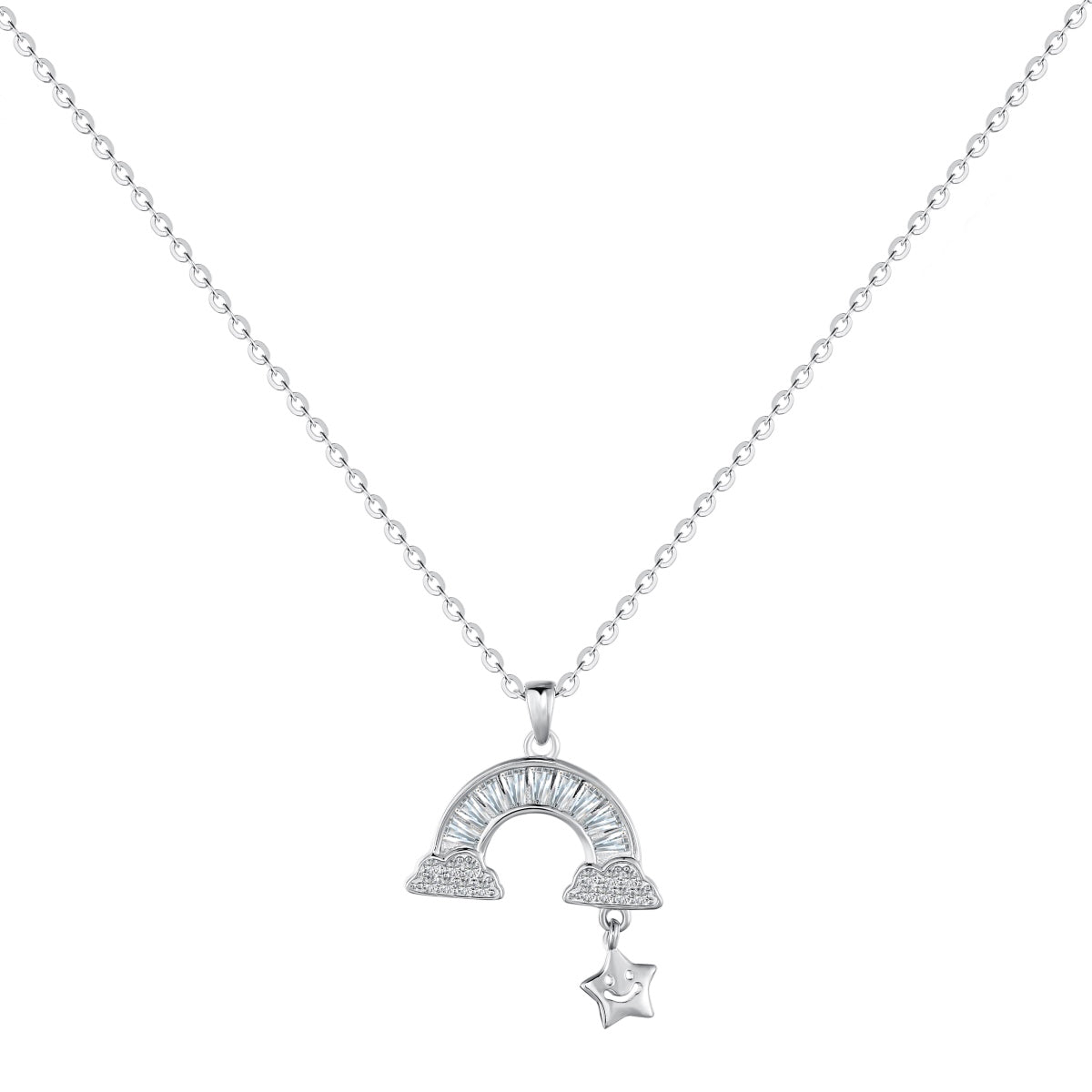 [Polaidi Jewelry]Unique Rainbow Star Necklace