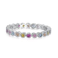 [Perlaura Jewelry ]Exquisite Colorful Round Cut Party Ring