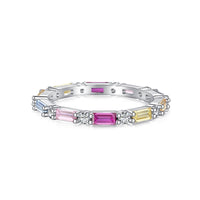 [Perlaura Jewelry ]Lively In Shades Elegant Radiant Cut Daily Ring
