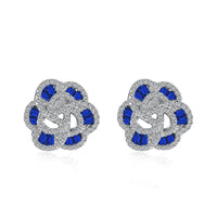[Perlaura Jewelry ]Exquisite Flower Shape Daily Earrings