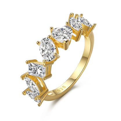 [Polaidi Jewelry]Delicate Multi Cut Ring