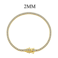 [Perlaura Jewelry ]Radiant Colorful Round Cut Party Bracelet