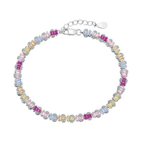 [Perlaura Jewelry ]Delicate Colorful Emerald Cut Party Bracelet