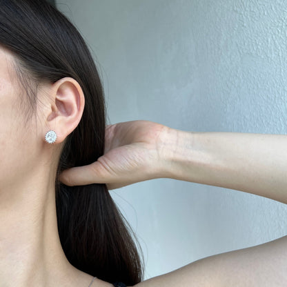 [Polaidi Jewelry]Delicate Radiant Oval Cut Daily Earrings