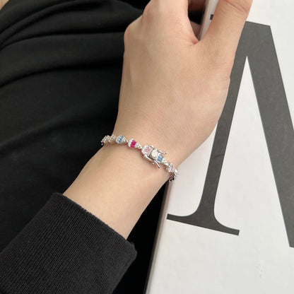 [Polaidi Jewelry]Radiant Water Drop Shape Daily Bracelet