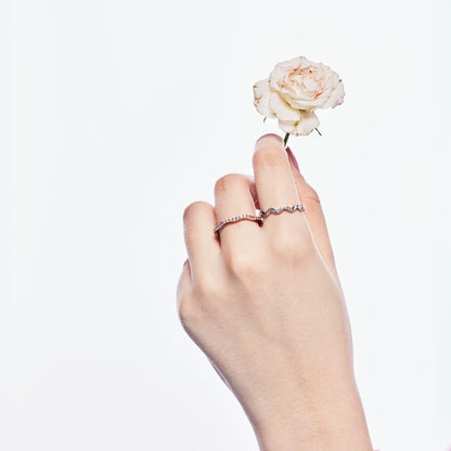 [Polaidi Jewelry]Dainty Colorful Round Cut Party Ring