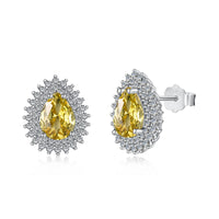 [Perlaura Jewelry ]Delicate Gorgeous Pear Cut Daily Earrings