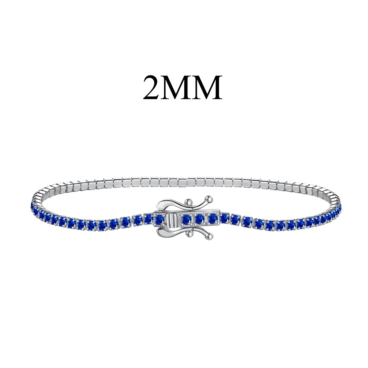 [Polaidi Jewelry]Radiant Colorful Round Cut Party Bracelet