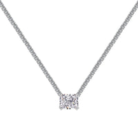 [Perlaura Jewelry ]4.0 Carat Elegant Radiant Cut Necklace