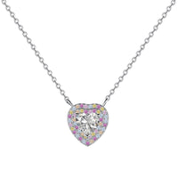 [Perlaura Jewelry ]Exquisite Heart Shape Necklace