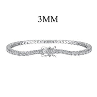 [Perlaura Jewelry ]Dainty Charming Round Cut Tennis Bracelet