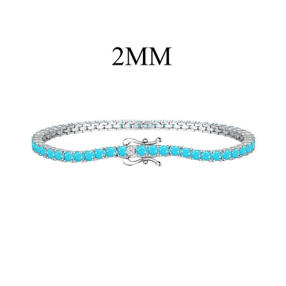 [Polaidi Jewelry]Dazzling Exquisite Round Cut Daily Bracelet