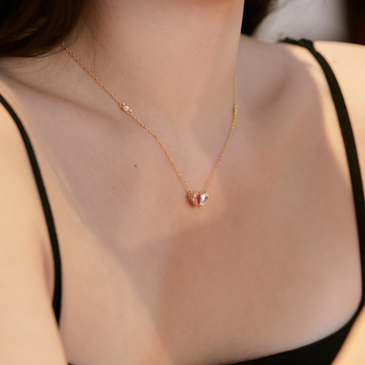 [Polaidi Jewelry]Unique Heart Shape Necklace