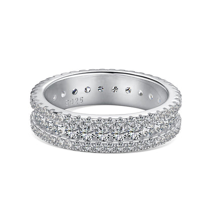 [Polaidi Jewelry]Delicate Colorful Round Cut Daily Ring