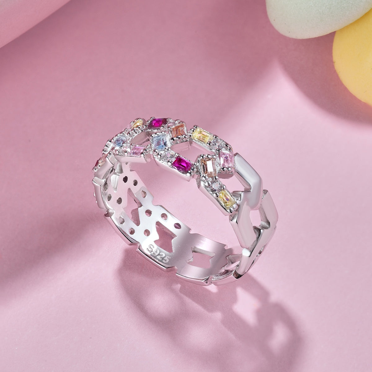 [Polaidi Jewelry]Sparkling Vibrant Emerald Cut Daily Ring