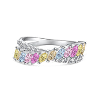 [Perlaura Jewelry ]Unique Colorful Marquise Cut Daily Ring