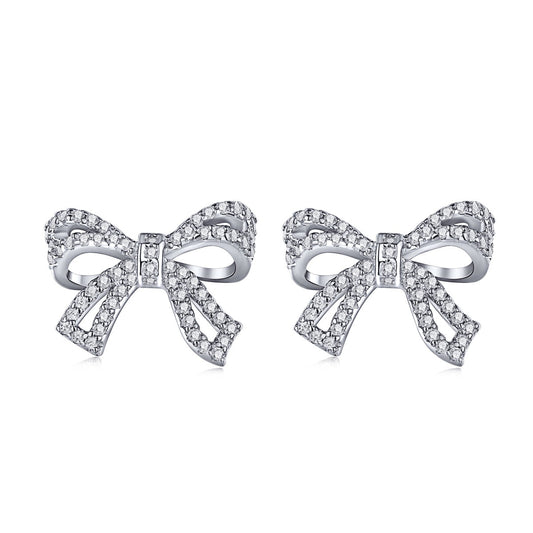 [Polaidi Jewelry]Dainty Bow Shape Earrings