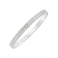 [Perlaura Jewelry ]HM KELLY BRACELET IN SILVER AND FULL PAVE DIAMOND