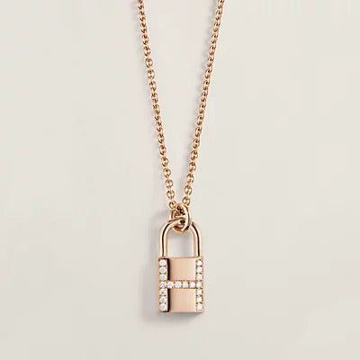 [Polaidi Jewelry]HM ADVANCED NICHE LOCK HEAD NECKLACE DIAMONDS