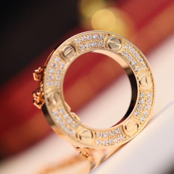 [：Polaidi Jewelry]LOVEネックレス アジャスタブル ローズゴールド