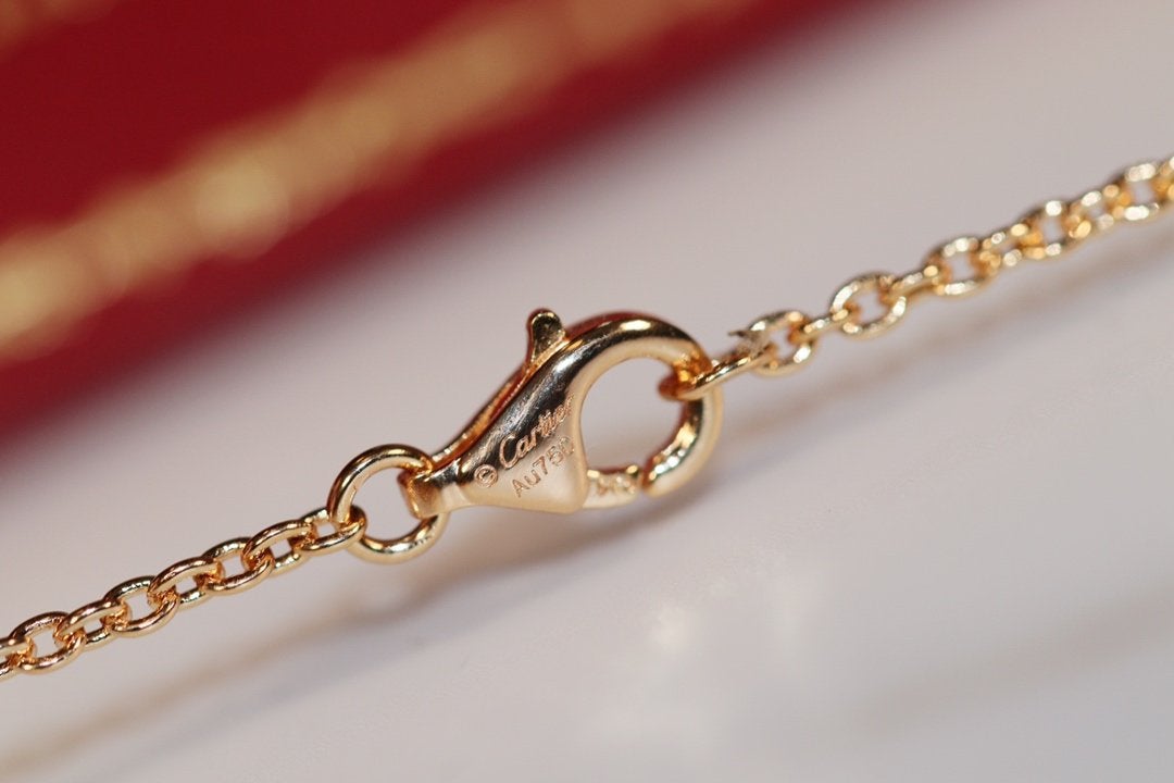 [Polaidi Jewelry]LOVE NECKLACE PINK GOLD AND SILVER