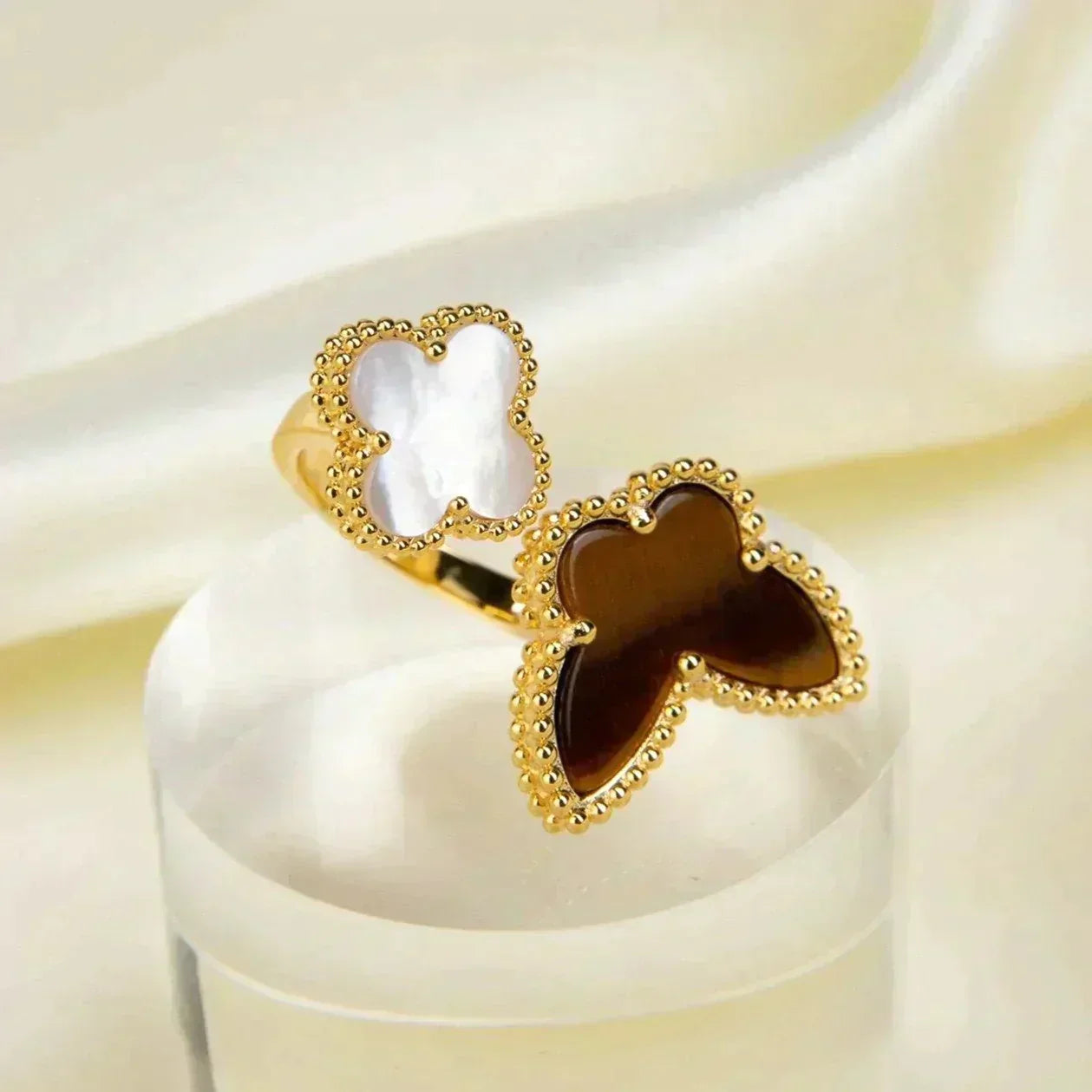 [：Polaidi Jewelry]LUCKY BETWEEN THE FINGER RING