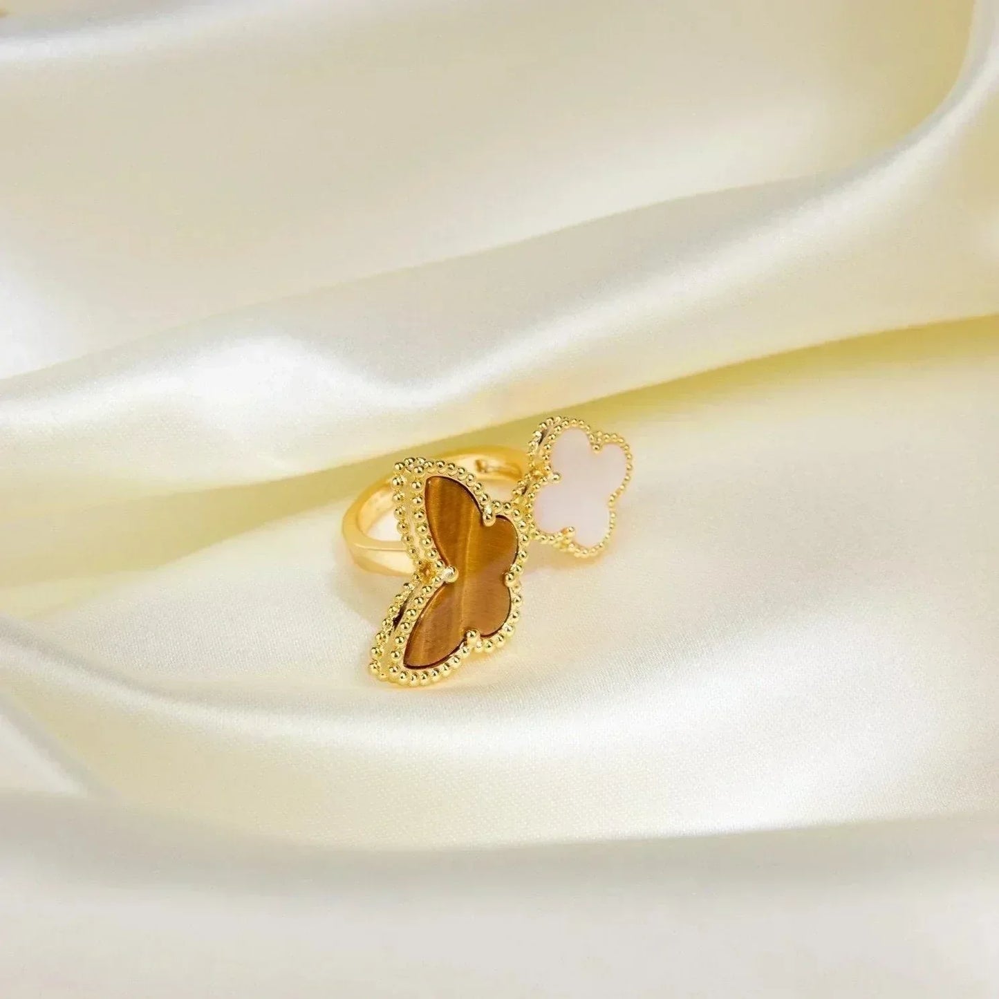 [：Polaidi Jewelry]LUCKY BETWEEN THE FINGER RING