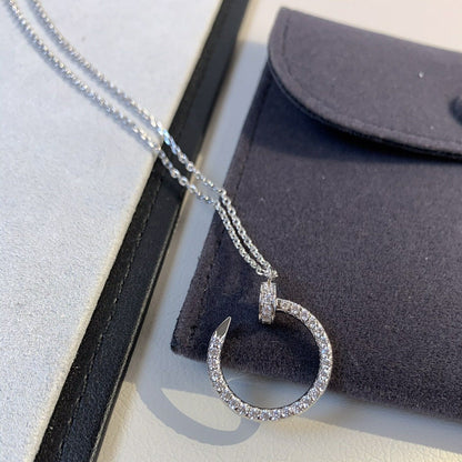 [Polaidi Jewelry]JUSTE NECKLACE SILVER DIAMONDS