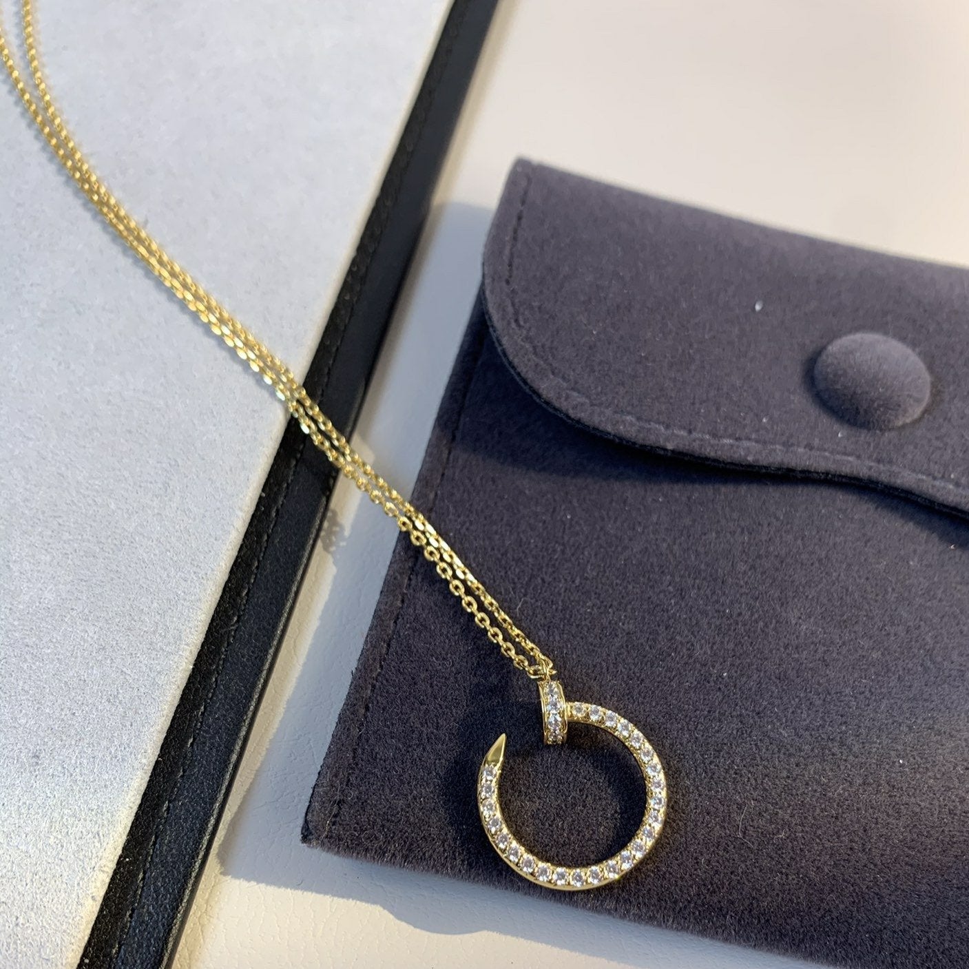 [：Polaidi Jewelry]ジュスト ネックレス ゴールド ダイヤモンド