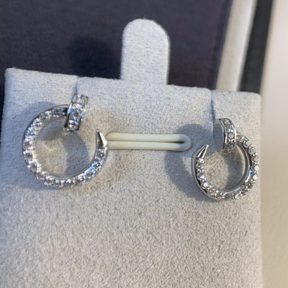 [：Polaidi Jewelry]ジュストピアス シルバーダイヤモンド
