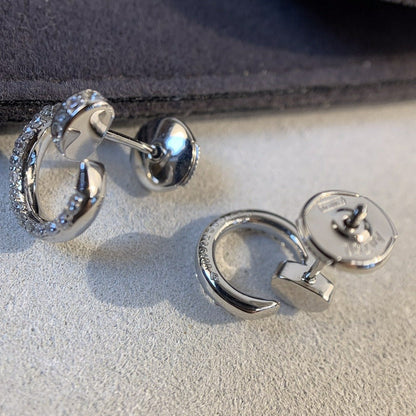 [：Polaidi Jewelry]ジュストピアス シルバーダイヤモンド