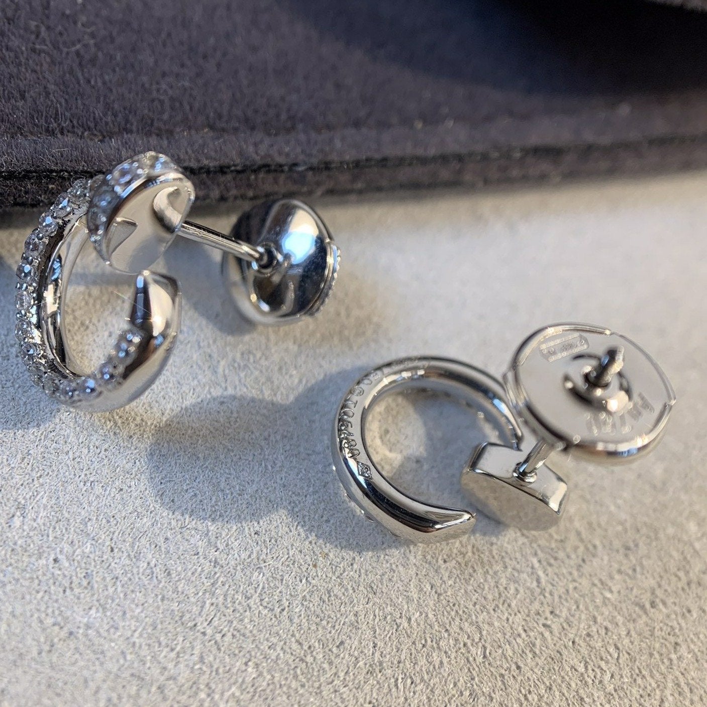 [Polaidi Jewelry]JUSTE EARRINGS SILVER DIAMONDS
