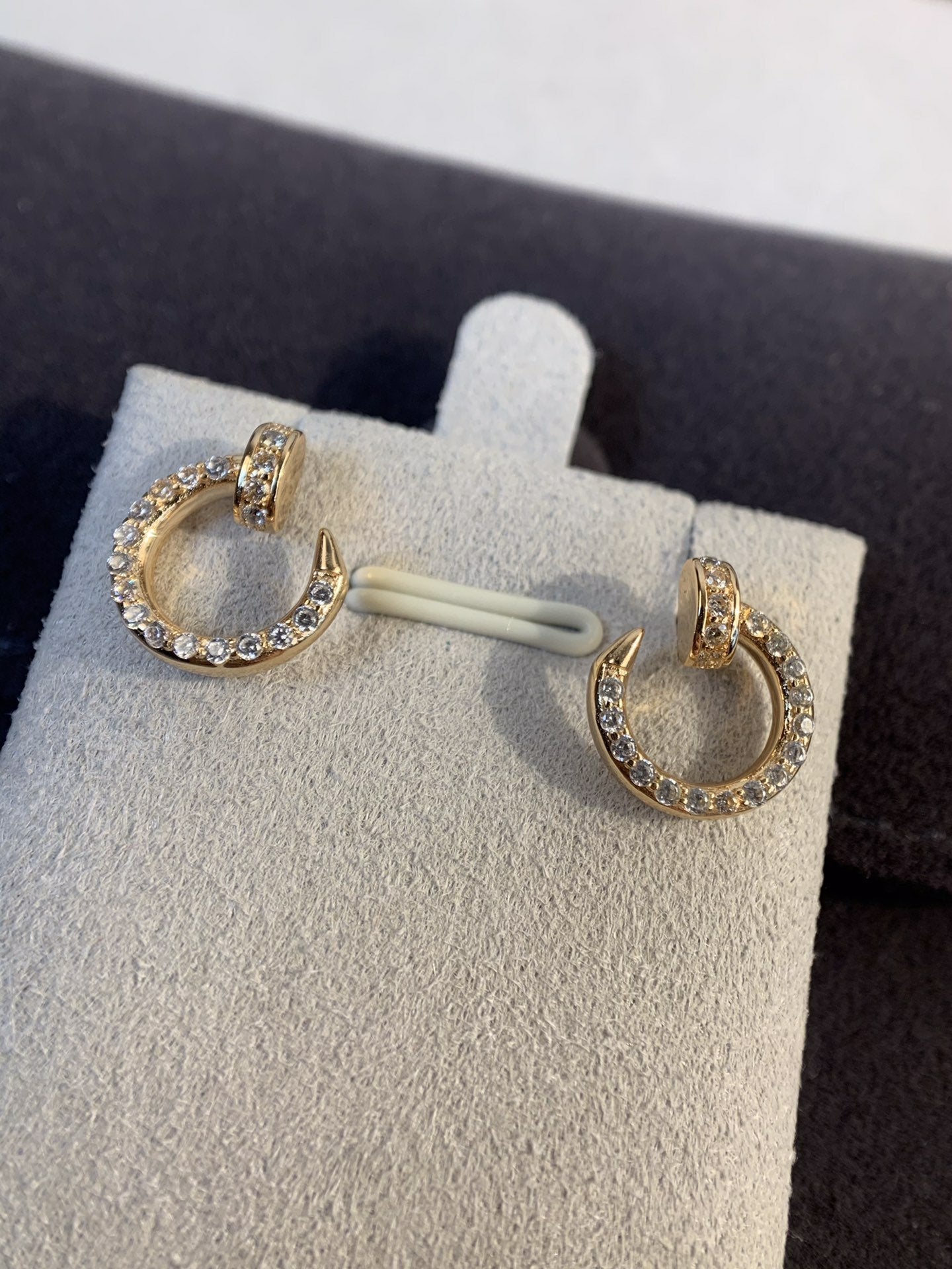 [：Polaidi Jewelry]ジュスト イヤリング ゴールド ダイヤモンド