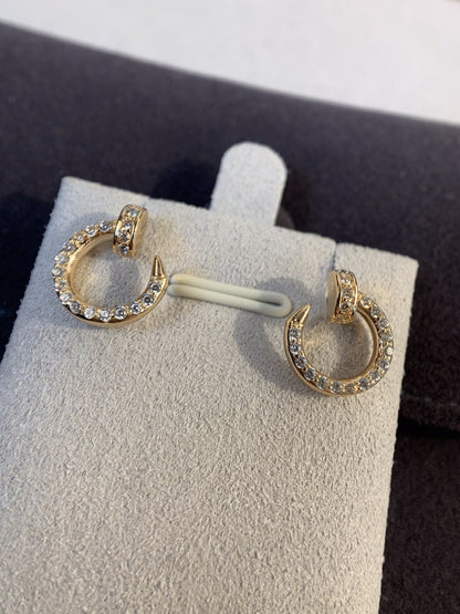[：Polaidi Jewelry]ジュスト イヤリング ゴールド ダイヤモンド