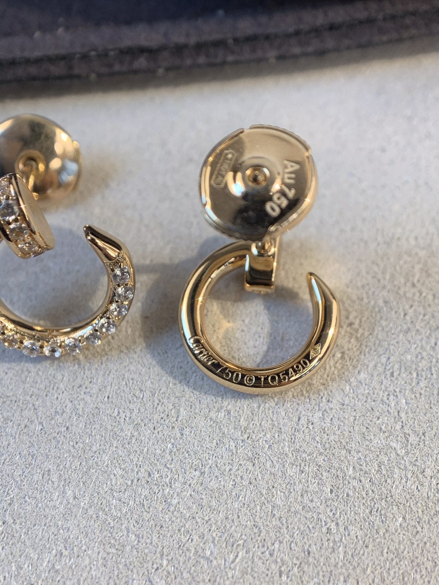 [：Polaidi Jewelry]ジュスト イヤリング ゴールド ダイヤモンド