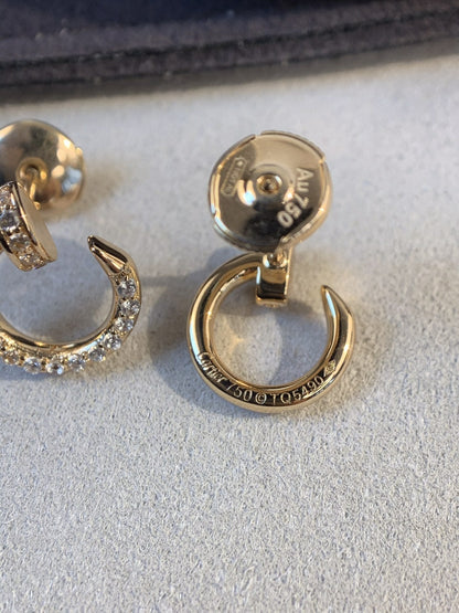 [：Polaidi Jewelry]ジュスト イヤリング ゴールド ダイヤモンド
