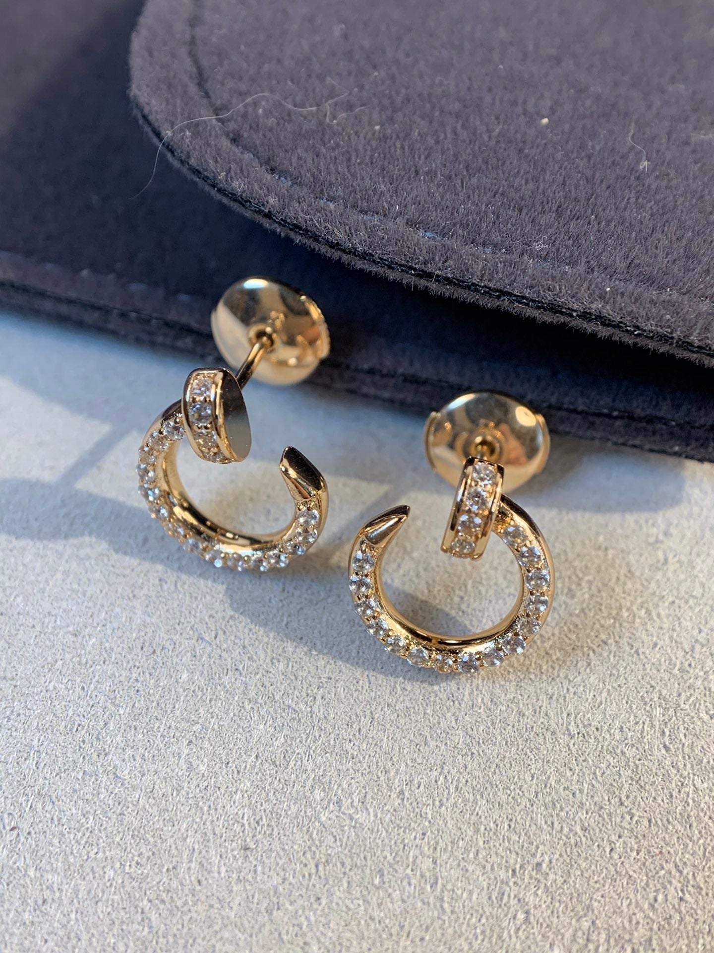 [：Polaidi Jewelry]ジュスト イヤリング ゴールド ダイヤモンド