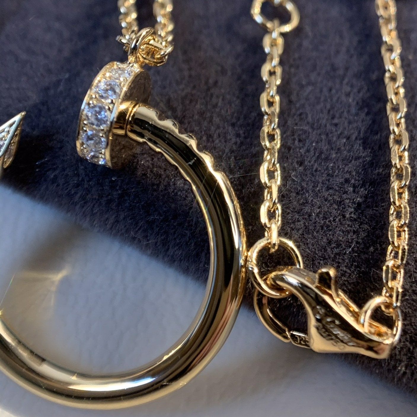 [：Polaidi Jewelry]JUSTE NECKLACE PINK GOLD