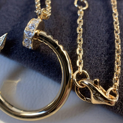 [：Polaidi Jewelry]JUSTE NECKLACE PINK GOLD