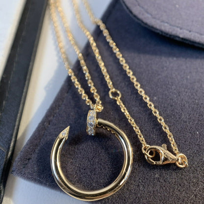 [：Polaidi Jewelry]JUSTE NECKLACE PINK GOLD